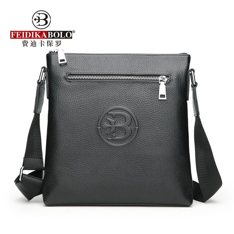 FEIDIKABOLO New Men's Shoulder Bag Fashion Simple Personality Business Crossbody Bag Casual High Quality Messenger Bag