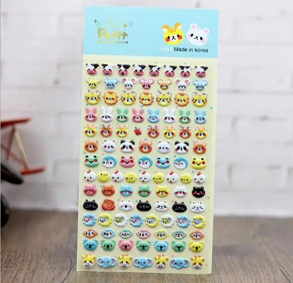 Small Animals 3D Bubble Sticker Decoration Decal DIY Diary Album Scrapbooking  YH822