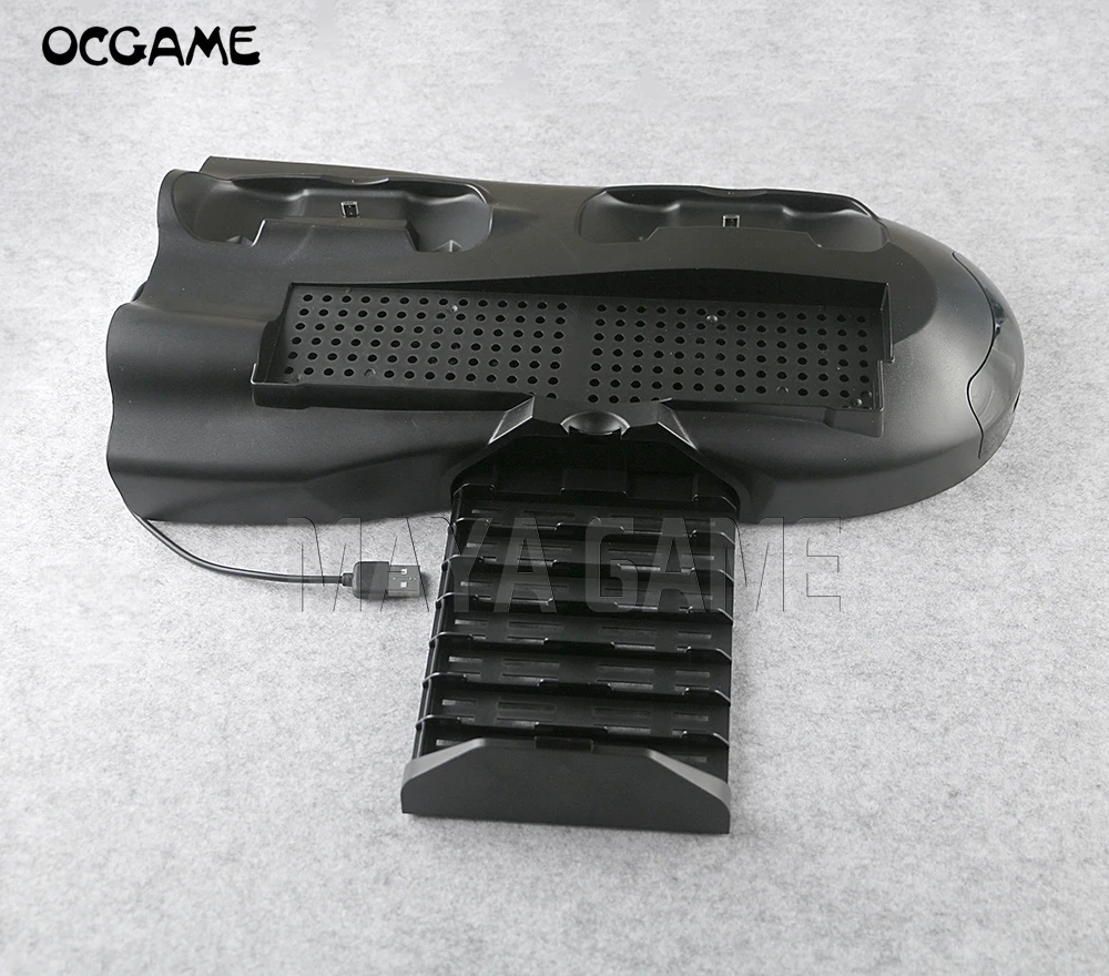 

OCGAME Vertical Stand Holder Console Cooling Cooler Game Storage Slots for Xbox One X Charging Station for xbox one x controller