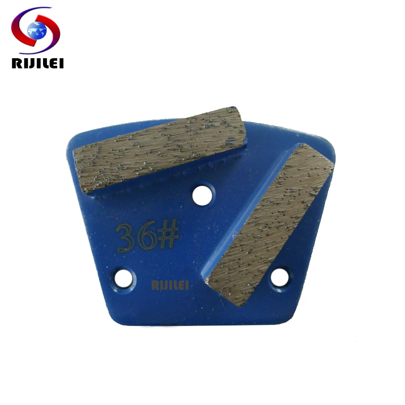 

RIJILEI 12PCS/lot Metal Diamond Grinding disk Plate strong magnetic Grinding grinding disc of concrete floor grinder pad A10B