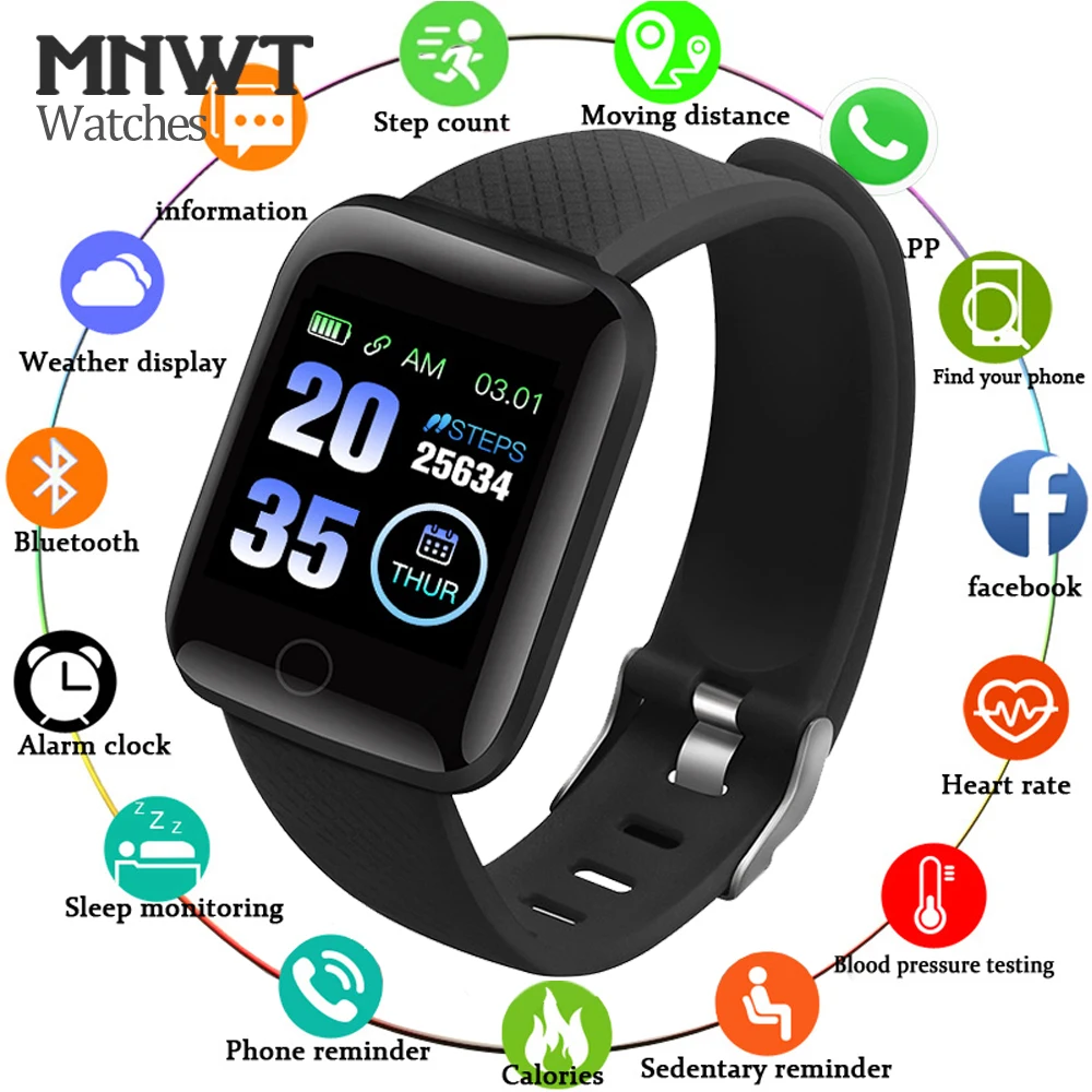 

D13 Smart Watch Men Blood Pressure Heart Rate Monitor Waterproof Smartwatch Women Fitness Tracker Watch Sport For Android iOS