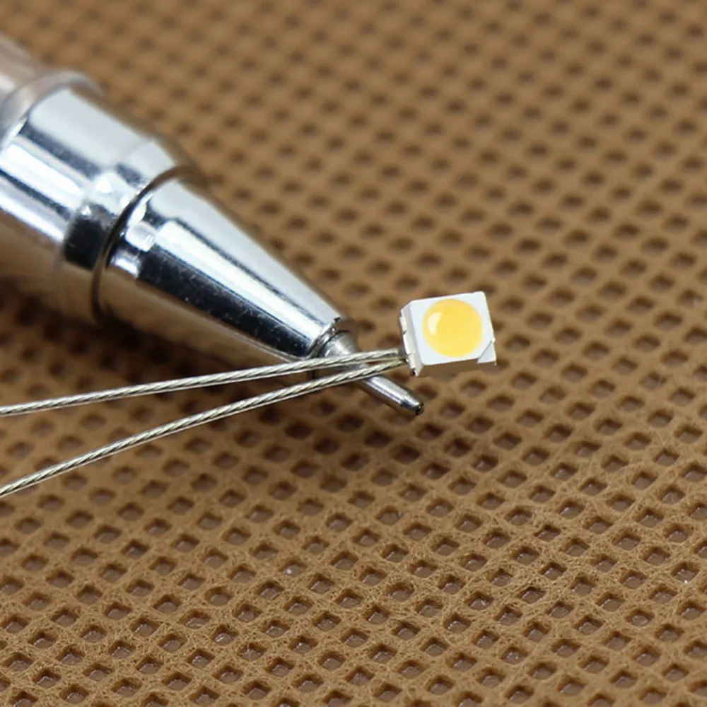 20pcs Pre-soldered micro litz Wire Bright White SMD LED 3528 Lights Free Resistors T3528W