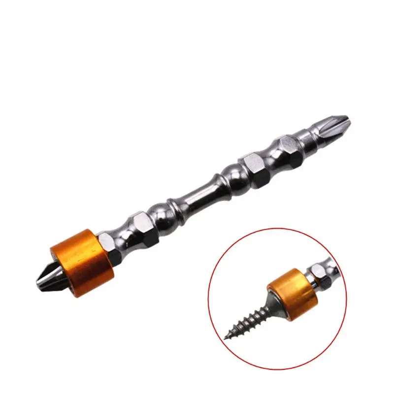 5Pcs PH2 Hardness 65mm Double Head Screwdriver Bit Magnetic Electric Phillips Cross Head Screw Driver with Ring