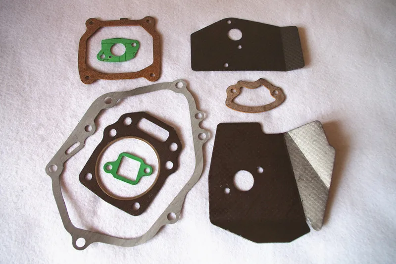 Gasket set fits Honda GXV160 1P68F HR*216 196 163CC 5.5HP engine mower crank carburetor muffler cylinder insulator replacement