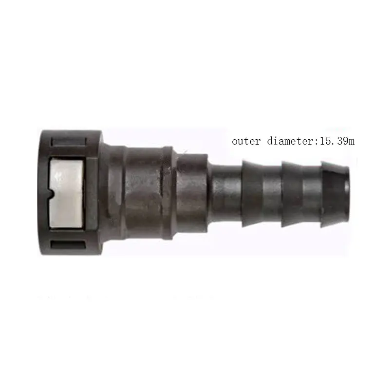 12.61 ID14 Car Fuel Quick Connector Straight Female Connector for 14mm Tube  Quick Connector 1pc