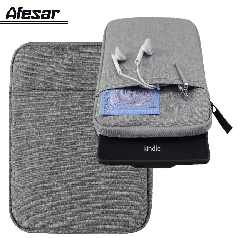 6 inch ebook cover case pouch for powerbank Digma all kindle dropshipping Onyx Boox boyue Touch iReader bag zipper soft material