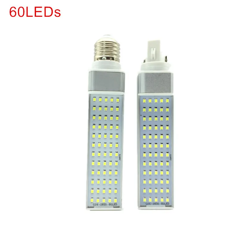 Bombilla LED Horizontal G23/E27/G24, 7W, 9W, 11W, 13W, 15W, 18W, para interior, AC85-265V, Blanco cálido/blanco frío