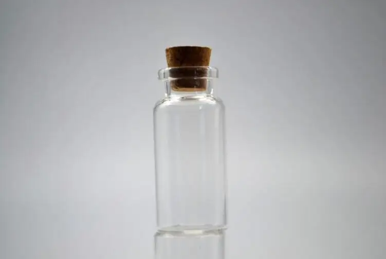 

100pcs 24*52mm Storage Bottle Small Glass Bottle Vials Glass Jars Cork Stopper Make Wish Small Containers Glass Bottle decorate