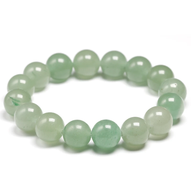6 8 10 12 14mm New Meditation Natural Green Aventurine Women Bracelets Natural Stone Yoga Mala Beads Healing Jewelry Men Gift