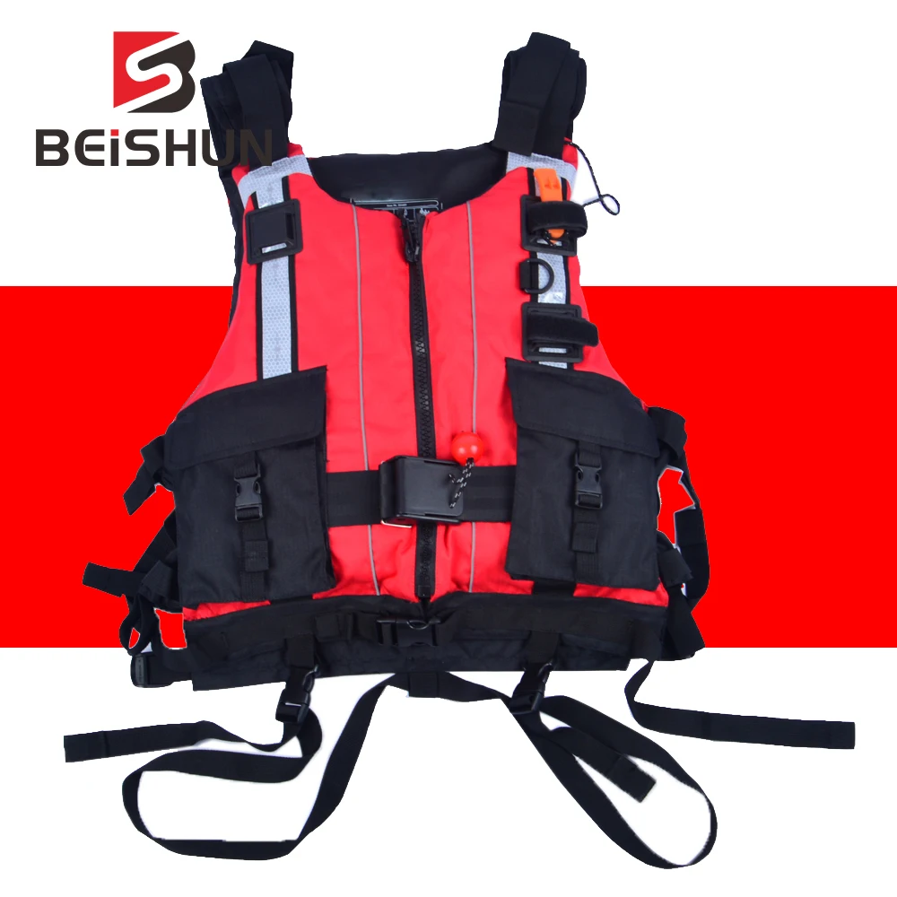 

CE Certification Custom Heavy Life Jacket Water Sports Rescue Team Life Jacket 150N Water Rescue Big Buoyancy Lifesaving