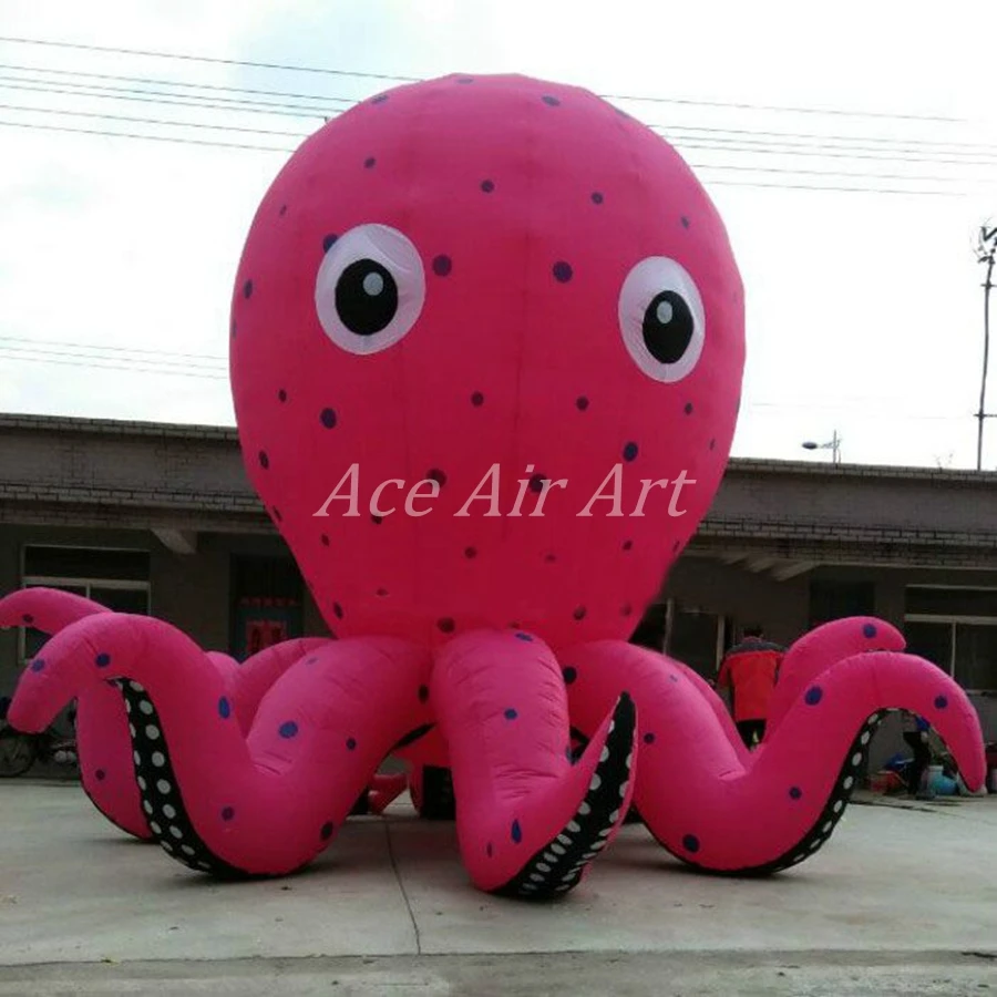 

Lovely large pink inflatable Octopus Inflatable Kraken for advertising/sea animal theme party decoration