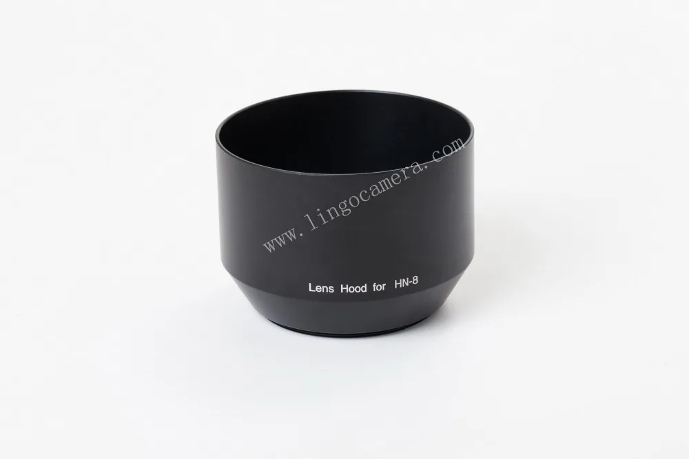 جديد أسود HN-8 عدسة معدنية هود 52 مللي متر ل 105 مللي متر/2.5 و 135 مللي متر/3.5 العدسات