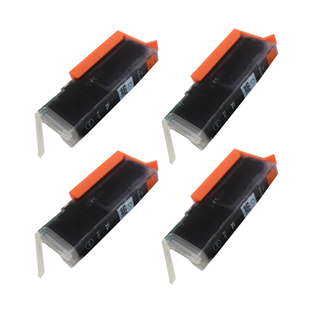 4PK CLI-551 Small Black Ink Cartrdige For Canon iP7250 MG5650 MX925 iX6850 MG5550 MG5450 MX920 MG5400 MG6450 MG7500 MX725 iP7200