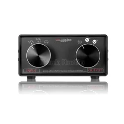 2-IN-2-OUT XLR Balanced / unbalanced Stereo Converter Audio Selector Box Passive Preamp