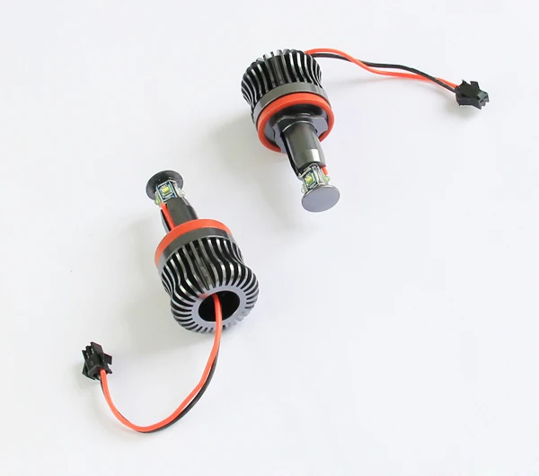 2x 20W H8 white/blue/red LED Angel Eye Halo Ring Marker Light Bulbs No Error for 1,3,5,6,7-series,X1,X5,X6,X3,Z4,E60,E70,E71,F01