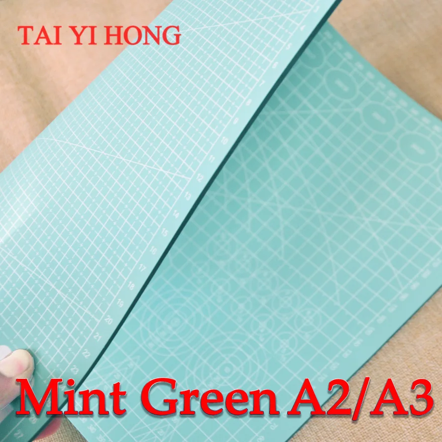 A3 Mint Green Pvc cutting mat self healing cutting mat Patchwork tools craft cutting board cutting mats for quilting