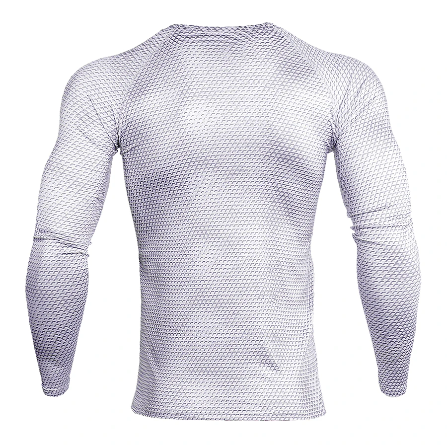 New Running Shirt Compression Tights Men Quick Dry Long Sleeves Sport Shirt Men MMA Rashgard Snake Fitness Soccer Jersey Gym Top