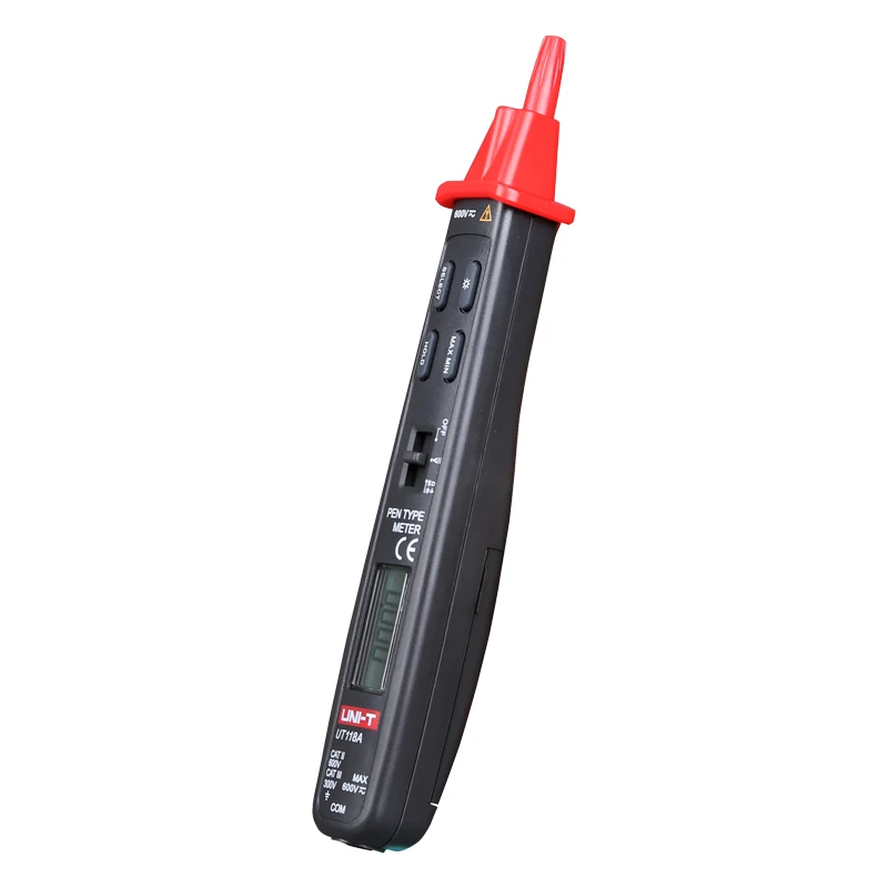 UNI-T Pen Type Digital Multimeter 3000 Counts UT118B AC DC Voltage Detector Resistance Capacitance Meter Tester