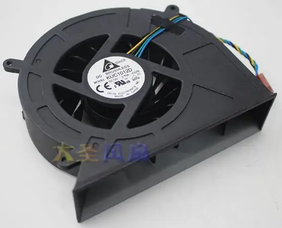 Original  KUC1012D 12V 0.75A 4 Wire Temperature Controlled Turbine Fan