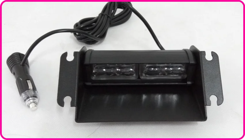 Bright 6W Led car Windshield dash lights,visor waring light,strobe lights,emergency light,18flash