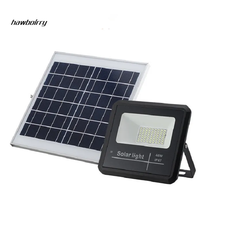 

40W advanced outdoor garden street floodlight LED solar panel power supply flood light