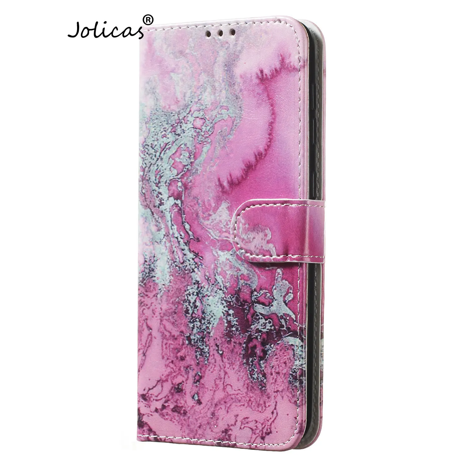 Pink PU Leather Wallet For telefoon Samsung S10 Lite Grids sFor Samsung Galaxy telefoon S10E S10 5G Plus S9 M10 M20 M30 M40