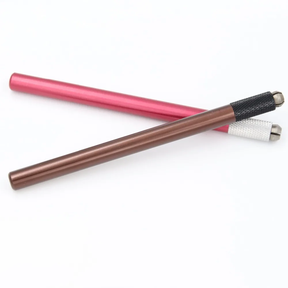 

2 colors High quality stainless steel microblading eyebrow caneta pen for sale