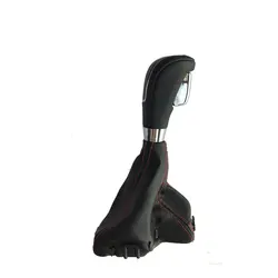 New Full Leather AT Automatic Transmission Car Gear Shift Knob For Ford Mondeo Mk4 S-MAX Galaxy Gear Handle Ball Car Styling