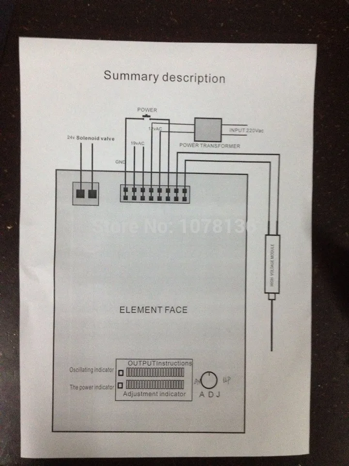 powder coating PCB board , Electrostatic painting spray machine circuit board ,High voltage generator circuit plate