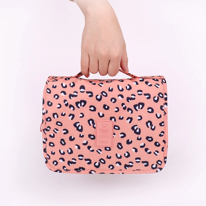 Women Travel Bath Make Up Bag Ladies Waterproof Hanging Cosmetic Bags Female Zipper Necessaire Toiletry Bag Travel Organizer