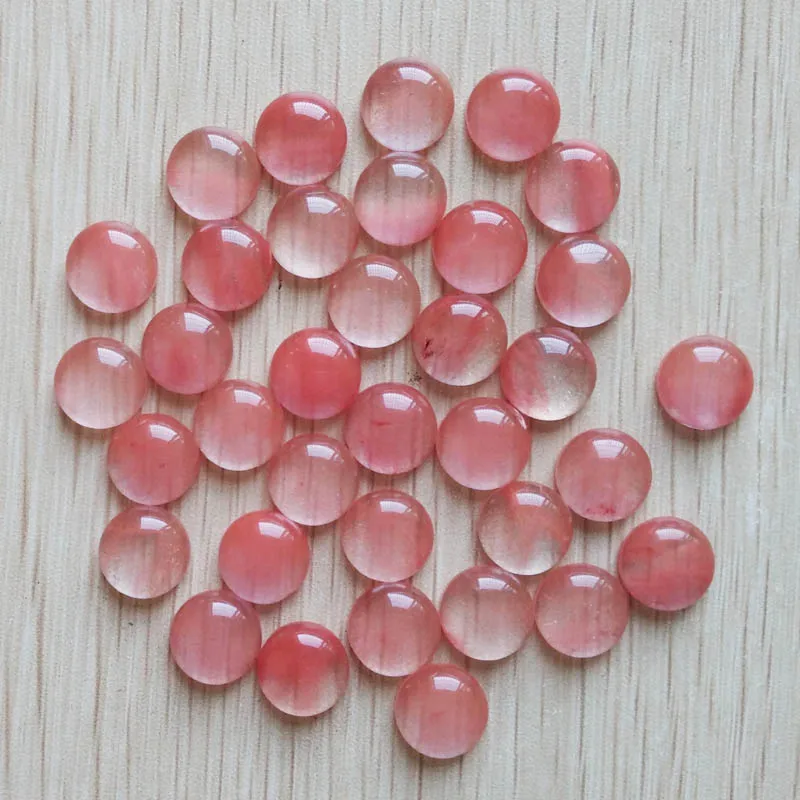 

Fashion high quality watermelon red stones round CABOCHON beads for jewelry Accessories 12mm wholesale 50pcs/lot free shipping