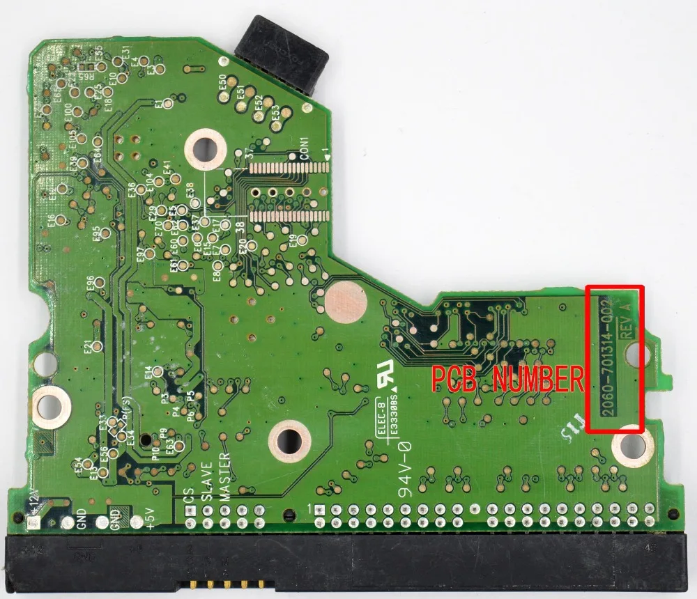 Imagem -03 - Hdd Pcb Placa Lógica 2060701314002 Rev a 2060 701314 002 2061-701314-a00 Wd3200jb Wd3000jb Wd1600bb