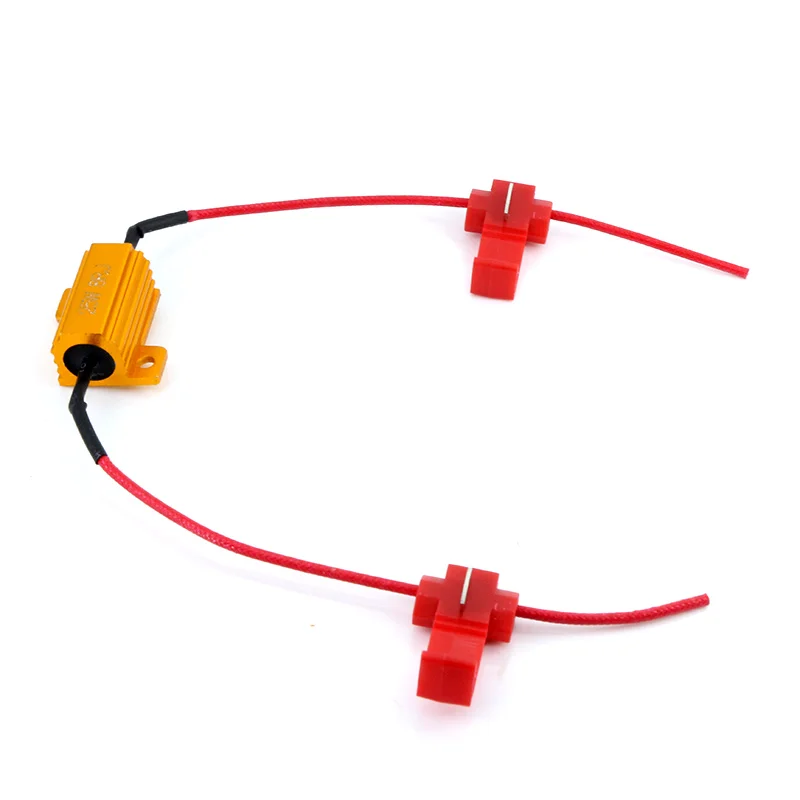 4pc 25W Turn Signal Light DRL Load Resistor Fix Error fast Flash T20 7440 W21W WY21W 7443 W21/5W 3156 3157 1156 P21W BAU15S 1157