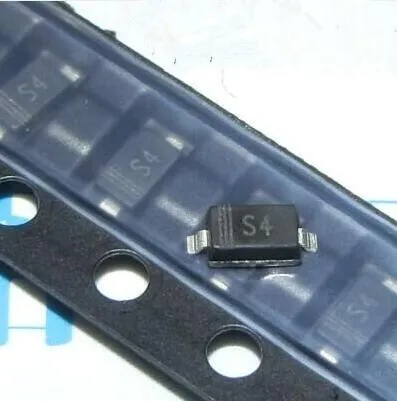 100 Buah/Banyak 1N5819W 1206 S4 SOD123 B5819W IN5819 Schottky Barrier Diode