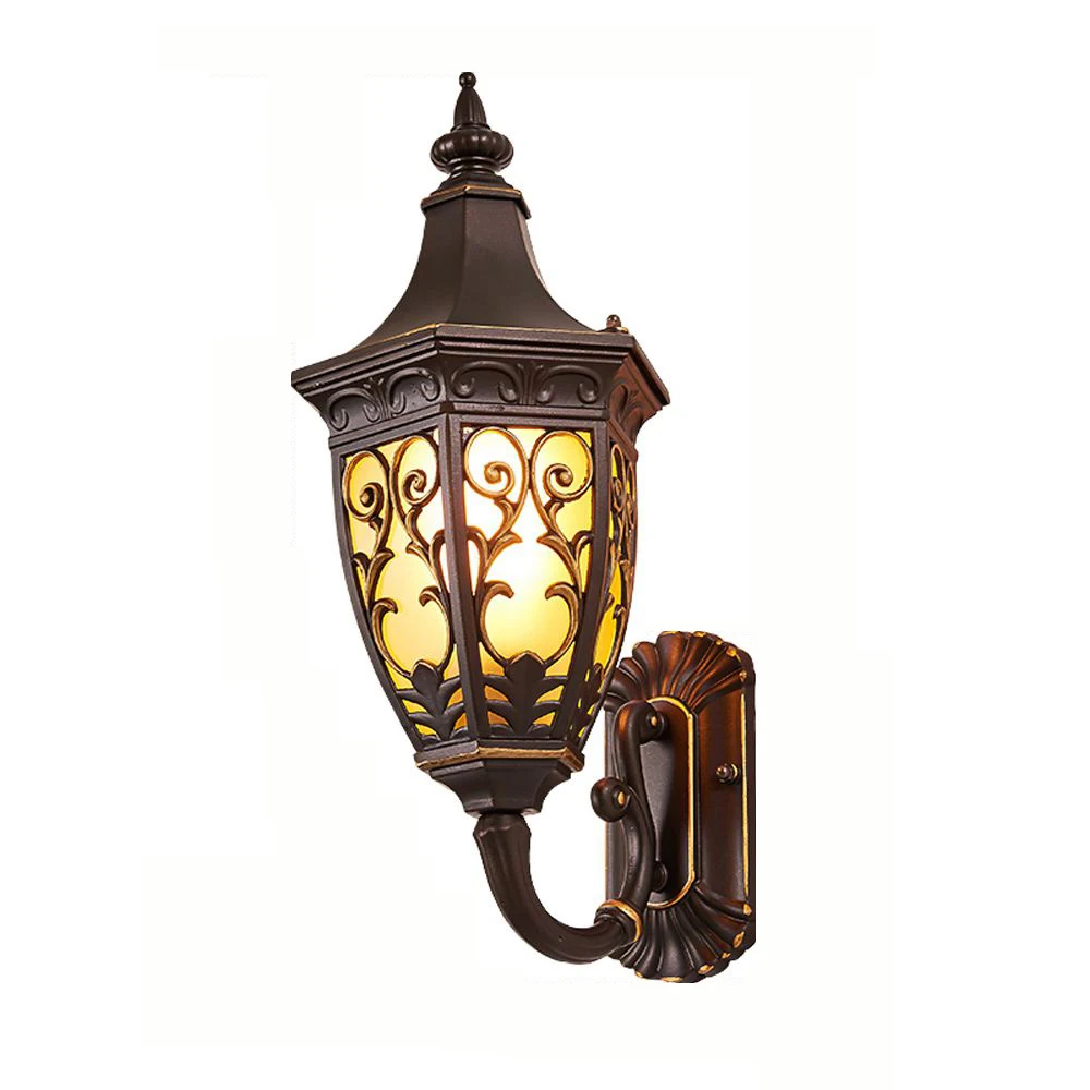 

Outdoor Porch Wall Lights, European Water-Proof Garden Villa Gate Wall Sconces, Indoor Corridor Hallway Balcony Wall Lighting