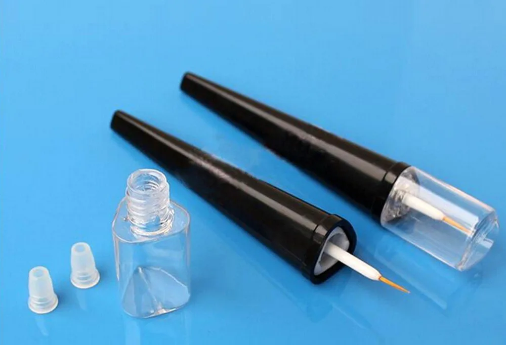 

50 шт в наборе, 6 мл пустые ресницы тюбик туши для ресниц, подводка для глаз, пузырек флакон с вилкой, пустой ресницы бутылки для клея