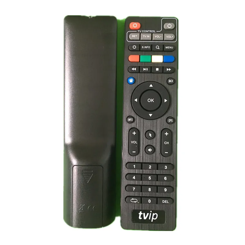 1PC Original Hot Sale TVIP Remote Control For TVIP410 TVIP12 TVIP415 TVIPS300 Black Color TVIP Remote Controller Without BT