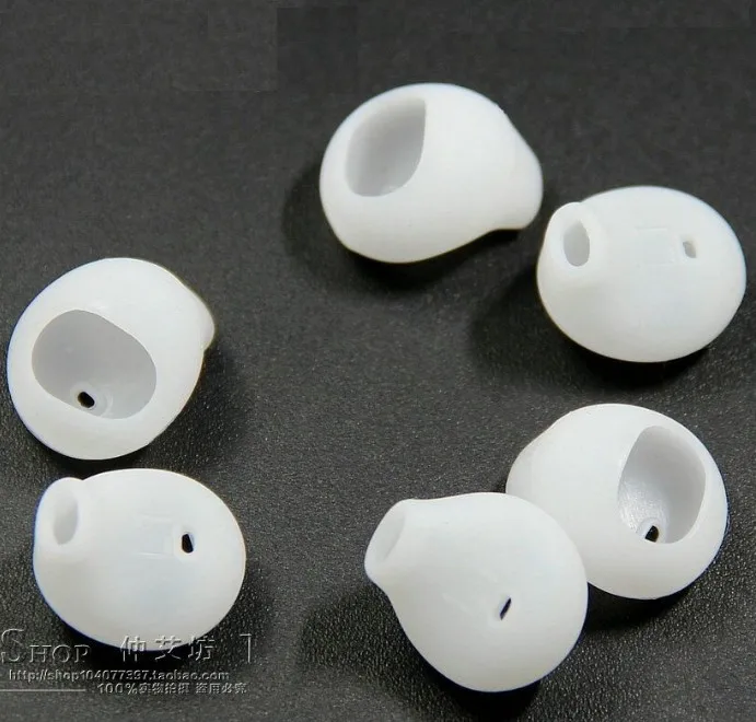 4 paires d'embouts d'écouteurs en Silicone, couvre-embouts antidérapants de remplacement pour Samsung Galaxy Note 5/Note 7/S7/S6 Edge blanc/noir