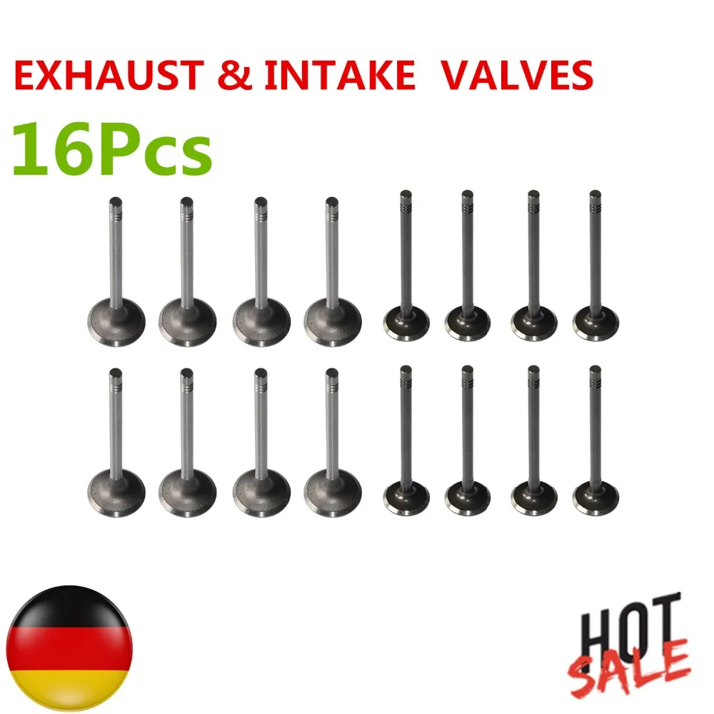 AP01 EXHAUST & INTAKE  VALVES  FOR AUDI A1 A2 SEAT IBIZA III IV INCA LEON SKODA VW polo golf bora PASSAT1.2 1.4 1.6 1.4TFSI