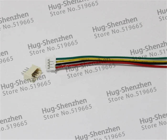 High Quality and new brand Mini. Micro 1.25 T-1 4-Pin Connector w/.Wire x 100Pcs .4pin 1.25mm