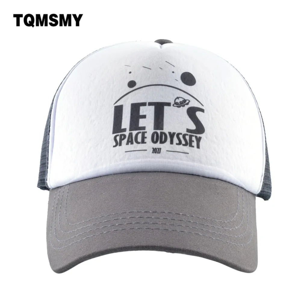 TQMSMY Funny Summer Men's Mesh Trucker Hats SPACE ODYSSEY Women Baseball Cap Men Snapback Hat Adjustable gorras TMA61