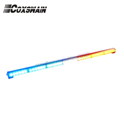 Coxswain-Barra de luz de advertencia de asesor de tráfico para coche, LED superbrillante de 42X1W, 7 patrones de flash, 110CM de longitud (SA-618-7)