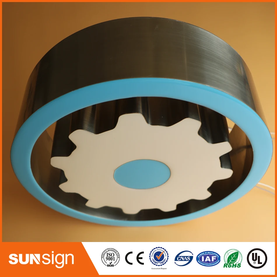 Custom Logo Led Light Box Sign Outdoor