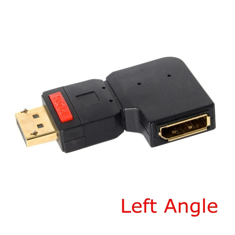 

Up & Down & Left & Right Angled 90 Degree DisplayPort DP Male to dp Display Port Female Extension Adapter Converter Connector