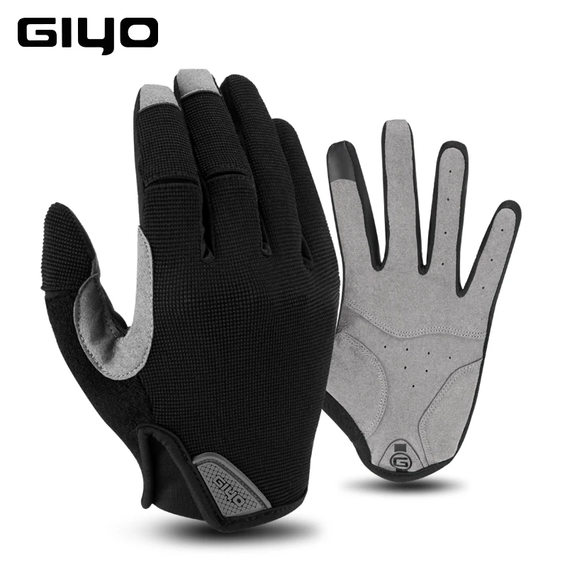 GIYO Winter Sport rękawiczki rowerowe wędkarstwo siłownia rękawice rowerowe MTB pełne rękawiczki rowerowe dla rowerów mężczyzna kobiet guantes