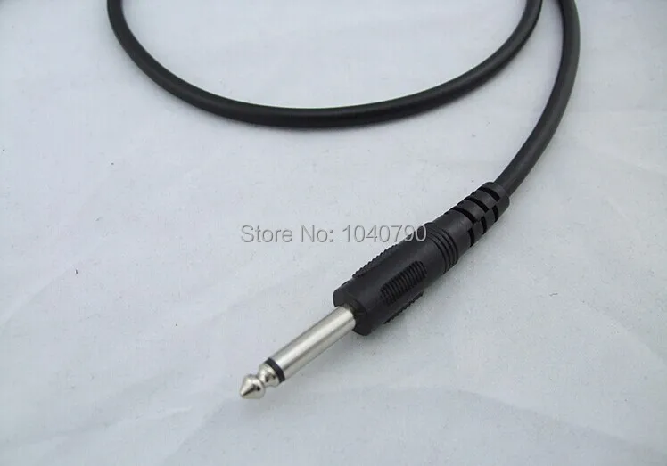 Free Shipping Nickel plating toward male to male mono audio line cables / 6.5/6.3/6.35 line