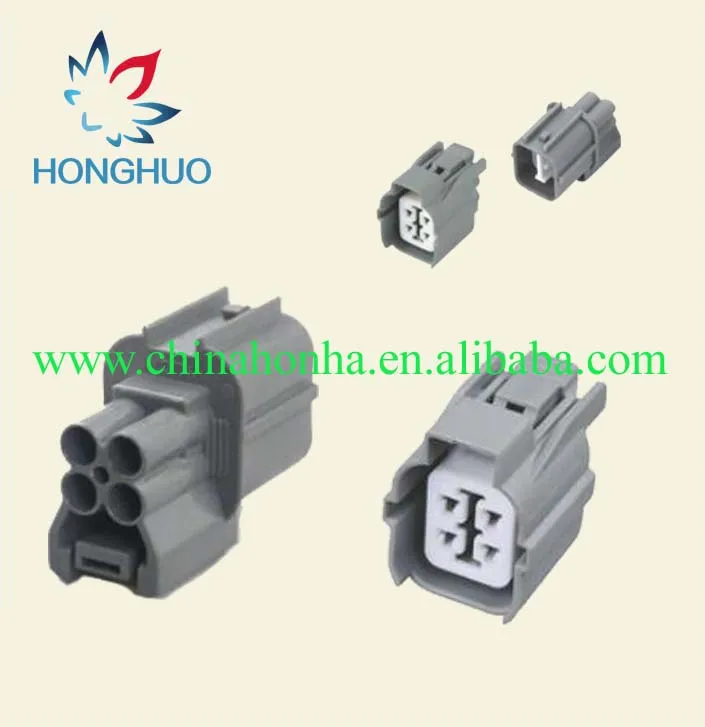 

50/100 pcs 4 Pin 6189-0132 6181-0073 Female Male HW Sealed Electrical Wire Connector For B-Series O2 Sensor Plug