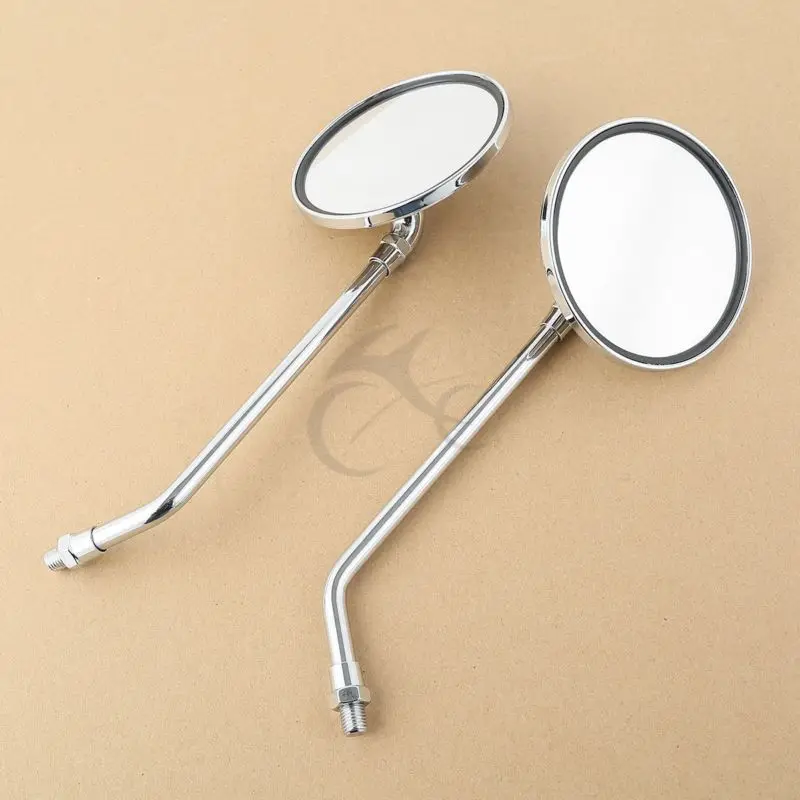 8mm Motorcycle Chrome Rear View Side Mirrors mirror For Honda CB1000 CB500 CB650 CB750 CB900