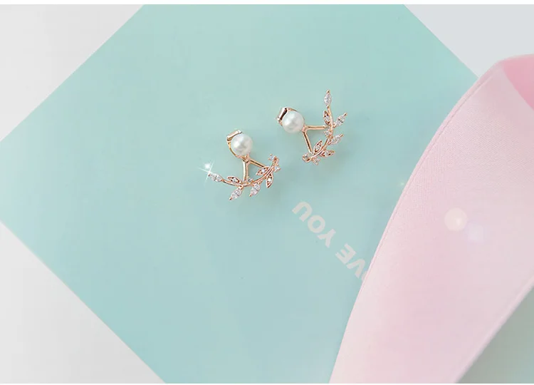 New Arrival Hot Sell Fashion Pearl Flower 925 Silver Needle Ladies Stud Earrings Jewelry Birthday Gift Wholesale Women