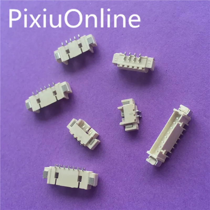 50PCS YT2016 1.25 mm Spacing Connector 2P/3P/4P/5P/6P/7P/8P Taping-type Horizontal SMD Socket 1.25mm Pitch Patch Plug Connector